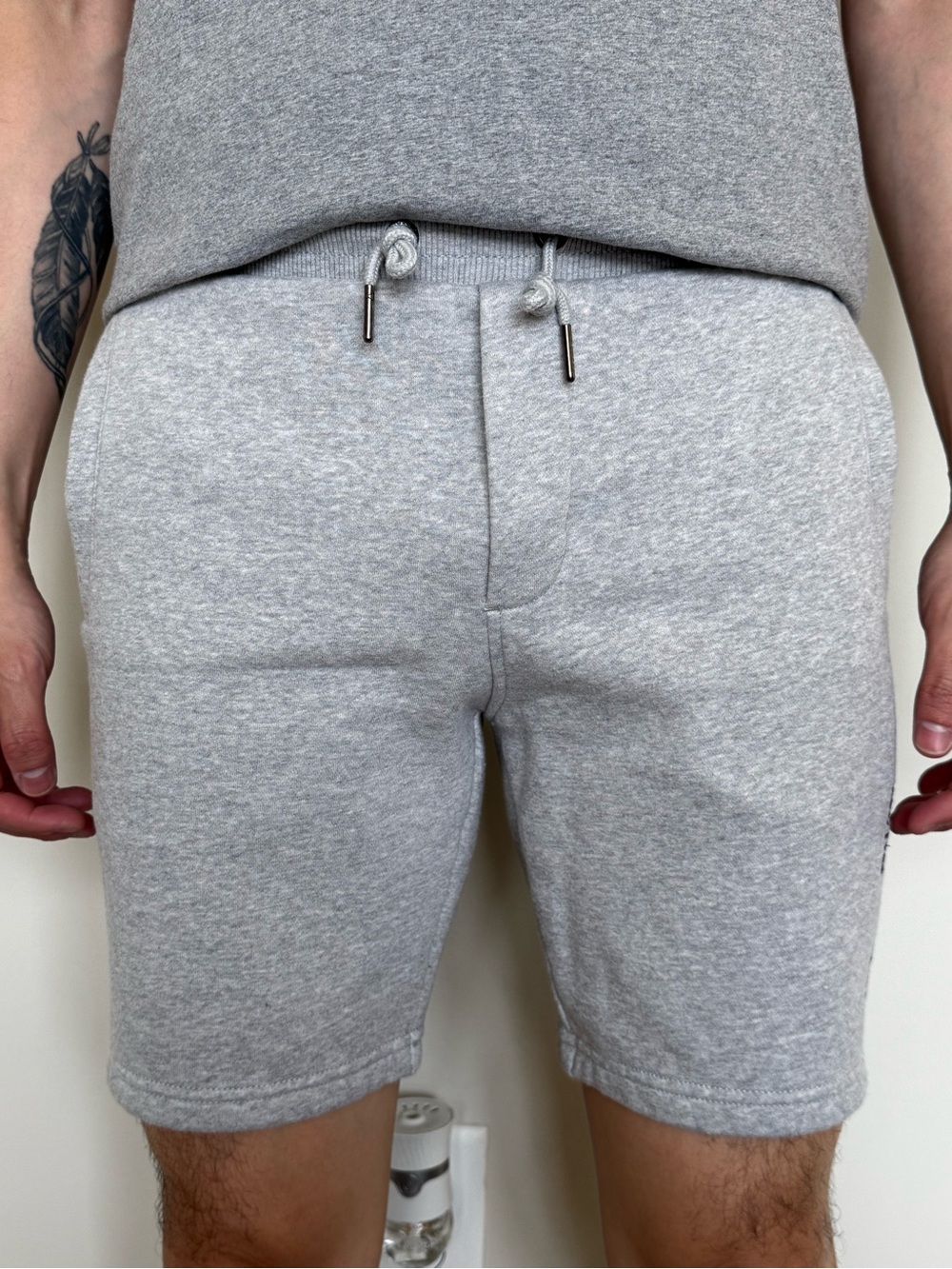 Tommy Hilfiger Light Grey Athletic Drawstring Shorts